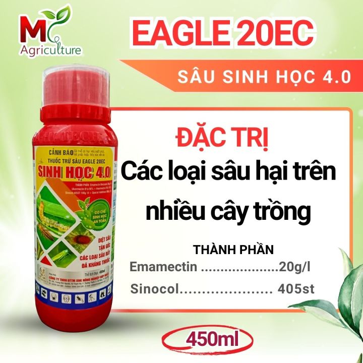 Thuốc trừ sâu - EAGLE 20EC (SÂU SINH HỌC 4.0) chai 450ml, Phòng trừ ...