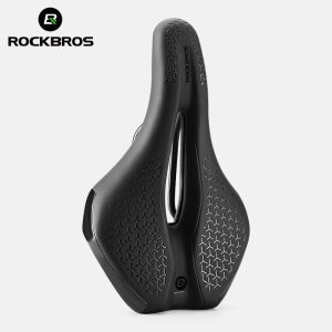 ROCKBROS Bicycle Saddle MTB Road Bike Soft Comfortable Competition Riding Hollow Seat Cushion Cycling Accessories