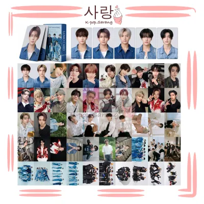 55pcs ENHYPEN《3RD ANNIVERSARY》Blue LOMO Cards Set Collection Kpop Photocard Kad Foto 10pcs