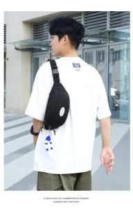 Túi bao tử HULI Nam Nữ Vải Chất Lượng Chống Thấm Nước Đeo Chéo Đeo Hông Đi Chơi Du Lịch T23