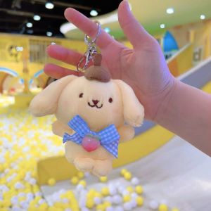 LEBI Cute Girl Heart Sanrio Doll Plush Clow M Keychain Cinnamoroll Babycinnamoroll Pendant