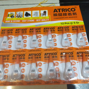 COD 12 Pcs - Lem Atrico Glue Lem 1 Rencengan isi 12 Pcs
