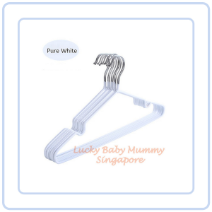 【COZYCASA】Extra Thick Stainless-Steel PVC Anti-Slip Metal Hanger Adult Kids Clothing Hanger #MULTI-PURPOSE