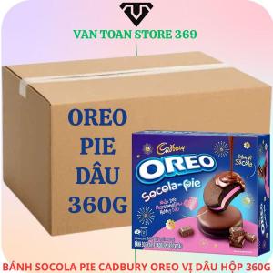Bánh socola pie cadbury OREO dâu hộp 360g