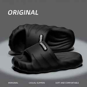 Slippers for women summer 2025 new style non-slip thick sole outdoor wear home indoor stepping shit feeling sandals for women