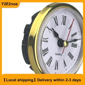 【Local shipping】 Classic Clock Craft Quartz Movement Dia.65mm Round Clocks Insert Roman Number Little Clock Arabic Numbers Wall Decor