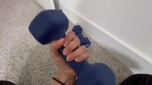 1/2/3KG 2PCS PVC Hex Anti-Roll Dumbbell Anti-Slip Handle Portable Home Workout for Men Women