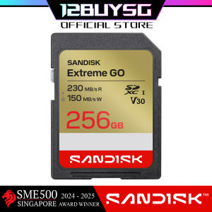 SanDisk Extreme GO UHS-I SD Card 32GB 64GB 128GB 256GB 512GB DXGN 12BUY OFFICIAL STORE