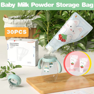 30PCS Baby Milk Powder Storage Bag Milk Powder Bag Portable Travel Disposable Double-track Sealed Storage Bag