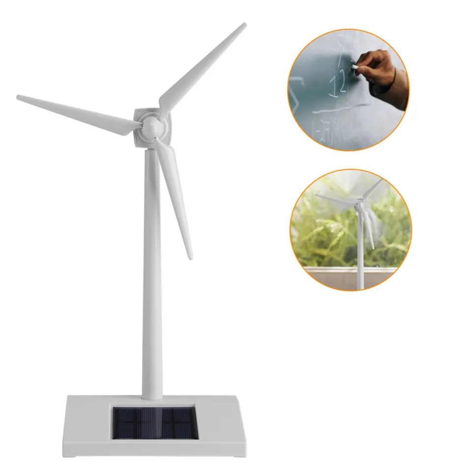 MagicTech Solar Windmill Car Ornament - Solar Powered Desk Toy, Science Educational Gift