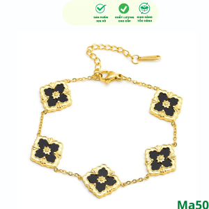 [HCM]  lắc tay titan nữ không đen không gỉ Lắc tay nữ cute lắc tay nữ bi lắc tay nữ mạ vàng 18k- Người Đẹp Vì Lụa