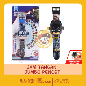 JAM TANGAN ANAK LASER PROYEKTOR 24 GAMBAR - JAM ANAK LAKI-LAKI / JAM TANGAN ANAK COWO / JAM ANAK MURAH /  JAM TANGAN KARAKTER /