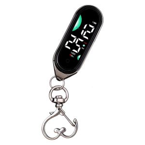 MODERNLUX Digital Display Electronic Hanging Watch LED Portable Pocket Watch Creativity Waterproof Luminous Pocket Watch Kids Adults