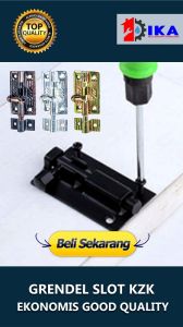 Grendel Hongkong - Grendel KZK Mini 2 - Kunci Selot Pintu - Grendel Lemari - Kunci Slot - Kunci Grendel HK