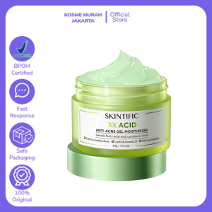 SKINTIFIC 3X ACID ACNE CARE GEL MOISTURIZER