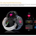 NORTH EDGE MW08 AMOLED 24-hour bright screen fashion smart watch men's watch women's watch bluetooth call HR O2 sleep monitoring 100+sport mode IP68 waterproof compatible with IOS Android. 