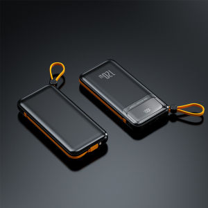 NIGEN Super-Fast Charging Power Bank 120W with Dual Cables - Slim Mini 20000mAh Portable Power Bank