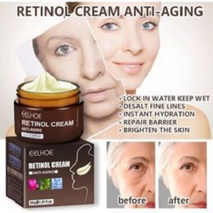 ORI WEST&MONTH Krim Wajah Retinol Penghilang Kerut Instan/ Cream Retinol Wajah/Krim Retinol Anti Kerut Mengencangkan Garis Halus/Krim Perawatan Penuaan