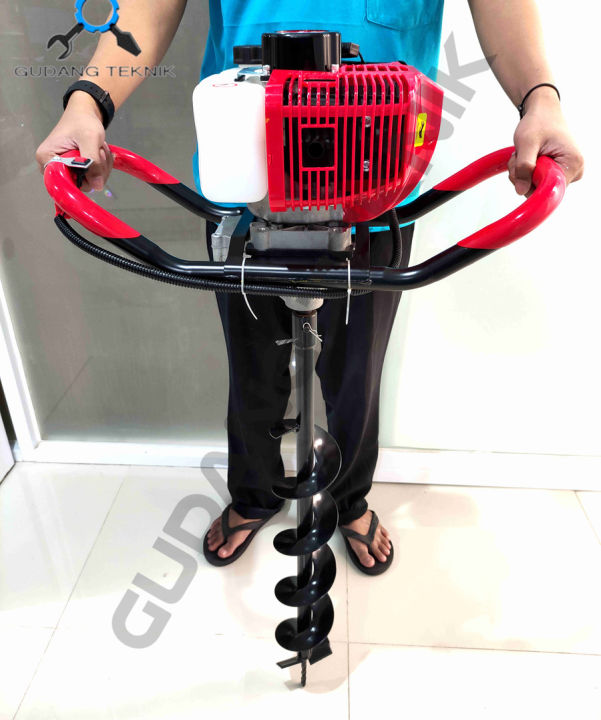 (MATRIX AG63) Mesin Bor Gali Tanah AG63 MATRIX 63cc / Engine Mesin Bor ...