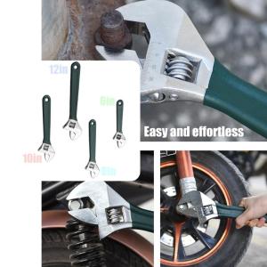 กรามกว้าง6-12ขันชะเนาะปรับได้เปิดกรามแม่นยำที่จับออกแบบเครื่องชั่งสลักบนเครื่องมือ