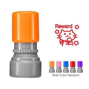 MARINI Scrapbooking Seal Teacher Encourage Stamp Praises Emoticons Teacher Supplies Emoticons Seal Portable DIY Praise Stamps