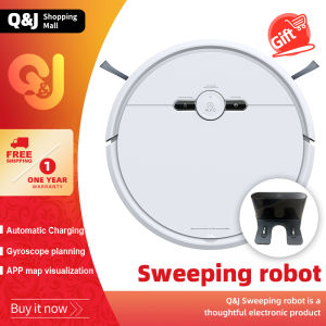 (Local delivery) Home sweeping robot fully automatic intelligent APP control 4700Pa super strong suction automatic charging mop integrated vacuum cleaner dry and wet dual use智能扫地机器人