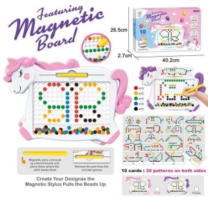 SYARIAH TOYS MAINAN EDUKATIF PAPAN GAMBAR MANIK MANIK PUZZLE MAGNET DRAWING BOARD MAGNETIC