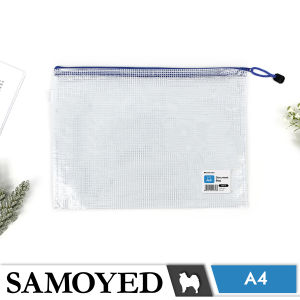 Tas Dokumen / Alat Tulis / Document / Stationery / Travel Zipper File Bag A4 Samoyed DCB-MD-A4