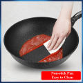 Modani Non Stick Frying Pan Non Stick Cookware Maifan Stone Wok Pan with Cover Induction Stove Gas Universal. 
