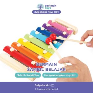 Beringin Toys Mainan Edukasi Xylophone Toys Mainan Kayu Mainan Musik Anak Kolintang