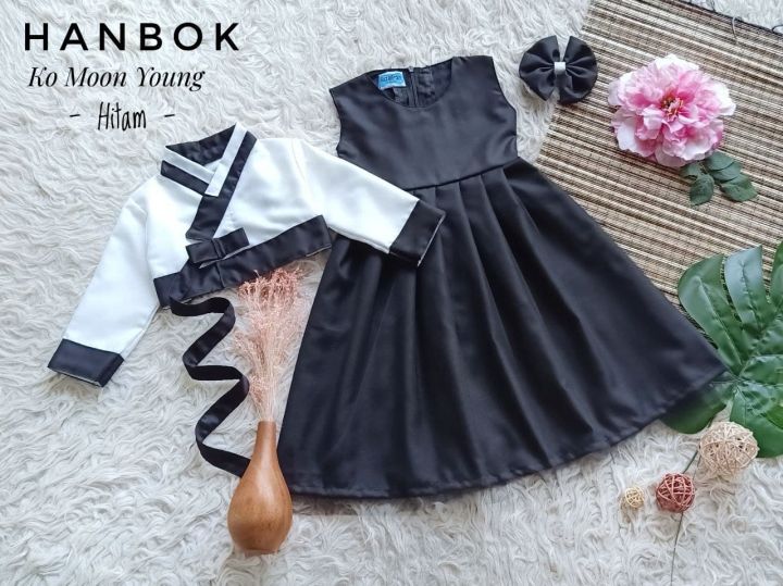 Hanbok Cewek Ko Moon Young/Hanbok Korea Lucu/Setelan Hanbok Korea