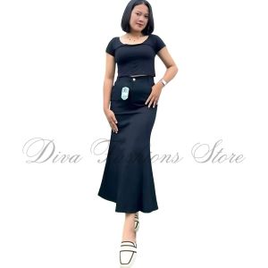 ROK MAXY JEANS DUYUNG WANITA REMAJA DAN DEWASA -  ROK MERMADI JEANS KOREAN STYLE HIGHWAIST - COD