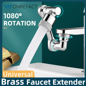 Brass Faucet Sprayer 1080° Swivel Bathroom Faucet Extender Universal Sink Splash Adapter Kitchen Tap Water Saving Accessories
