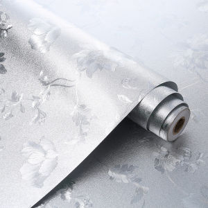 สติกเกอร์น้ำมันในครัวกันความชื้นกาววอลล์เปเปอร์กันน้ำในตัวฟิล์มฟอยล์ที่ได้รับการปรับปรุงใหม่