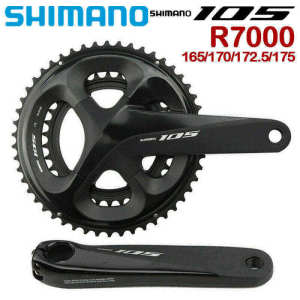 Christmas Gift Monito Monita Shimano 105 R7000 Crankset 2x11 Speed Road Bike Crank 165mm 170mm 172.5mm 175mm Crank 52-36T 53-39T 50-34T Chainring Without Bottom Bracket Update from 5800 Crankset