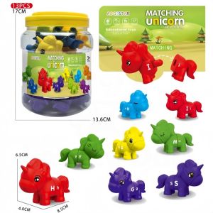 SKISOPGO Montessori Matching Letters Dinosaur Toys Alphabet Preschool Counting Sorting Learning Sensory Toys