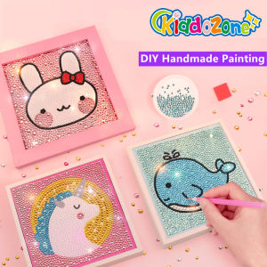 Bộ đồ chơi làm sticker tinh thể DIY cho học sinh tiểu học dụng cụ chế tạo nhãn dán kim cương thủ công cho bé gái đồ chơi giáo dục