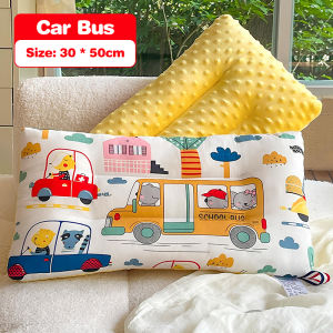 Kids Bean fleece Pillow  Children Pillow with skin friendly Cotton Health Cervical Cartoon Children Pillow Baby Pillow