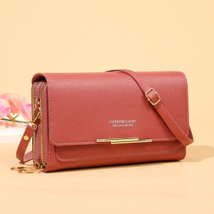 Dompet Wanita Terbaru Panjang Cewek Wallet Fashion Penyimpanan Uang Kertas Kartu Koin Cantik COD D66