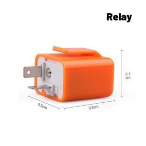 Motorcycle LED Flasher Relay Light Switch Adjustable Frequency Square Flashing Flasher Motorcycle Led Lights Turn Signal Indicator 12V Flash