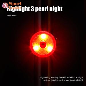 【New Arrival】Bike Tail Light & Headlight Cycling Tail Lamp Waterproof Bicycle Safe Light LED Riding Warning Light for Outdoor Cycling