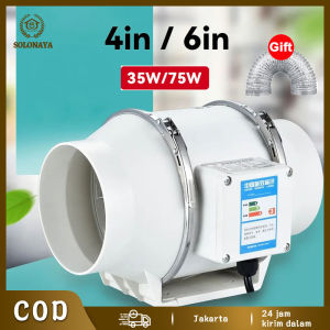 【Ready Stock】4 "6" 8 "Kipas Angin Buang Diam Ekstraktor dinding jendela toilet mountable Exhaust Fan tekanan meningkatkan Fan ventilator kamar mandi ventilasi udara BJ