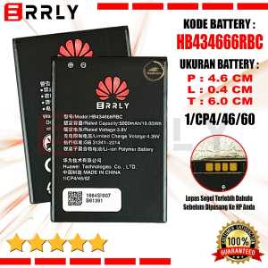 Baterai HB434666RBC Untuk Modem Mifi 4G LTE Bolt Slim 2 M2P XL GO E5573 E5573s E5575 E5576 E5577 E5673 Bolt+ E5783