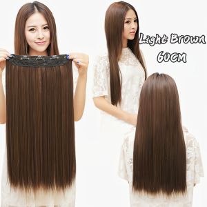 Tóc giả dài thẳng kẹp Tóc giả thẳng vô hình thời trang Tóc giả kẹp Màu sắc có sẵn Kết cấu tóc mô phỏng Vô hình và liền mạch Dễ mặc chắc chắn và không dễ rơi ra mềm mại và mịn màng Xu hướng thời trang