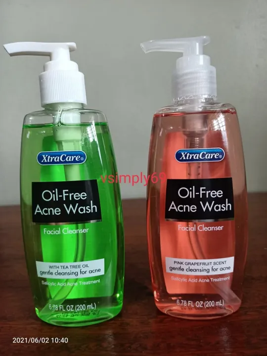 XtraCare Oil Free Acne Wash Facial Cleanser 200 ml Gentle Cleansing For Acne Salicylic Acid Acne Treatment 200 Ml Facial Cleanser Oily Skin Care Benefits Lazada Lazada PH