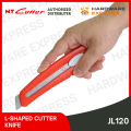 NT Cutter Japan Durable L-Shaped Cutter Knife JL120 JL-120P (Red or Black). 