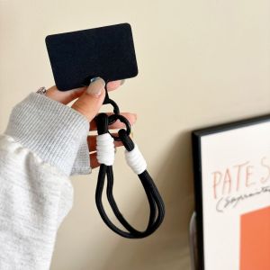 1PCS Cell Phone Lanyard Portable Handheld Wristband Anti-fall Anti-lost Bump Color Card Sticker Anti-scratch Lanyard