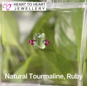 Natural Gemstone Tourmaline Ruby (Gembox8001)
