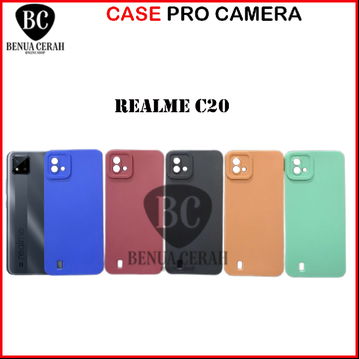 SOFTCASE MACARON REALME C20 C11 2021 CASE PRO CAMERA MACARON 3D