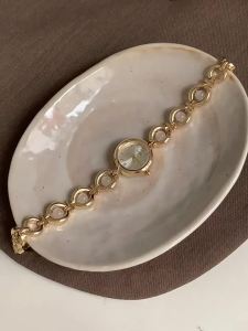 Round Bead Bracelet Watch for Women Vintage Style Light Luxury Exquisite Retro Chinese Style High-End Quartz Watch